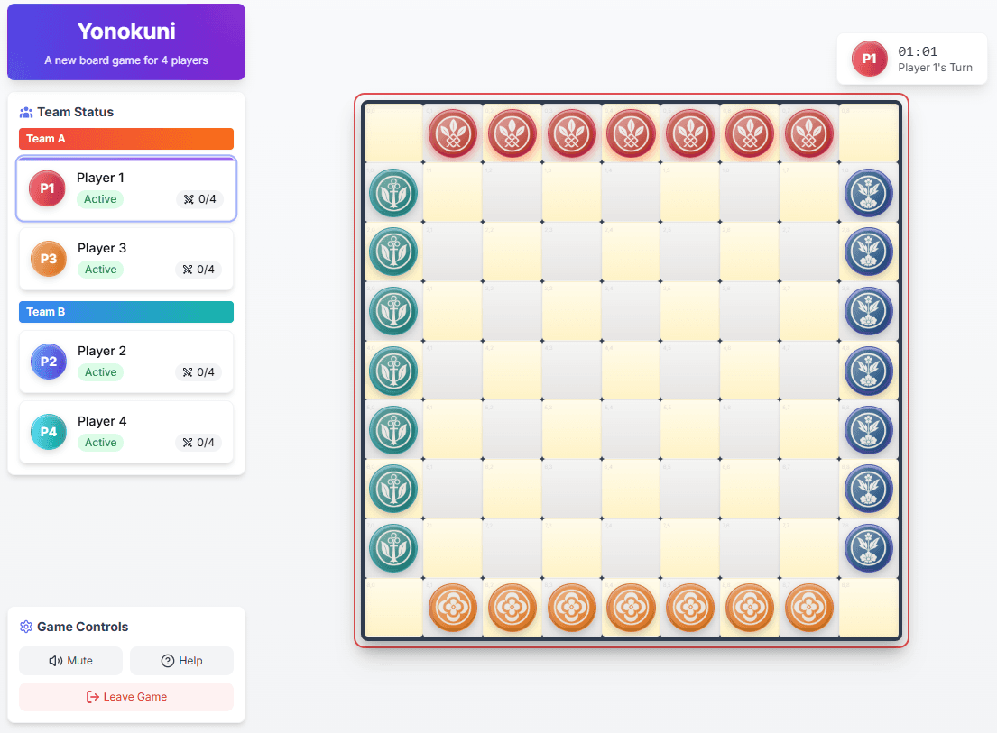 Yonokuni Game Board